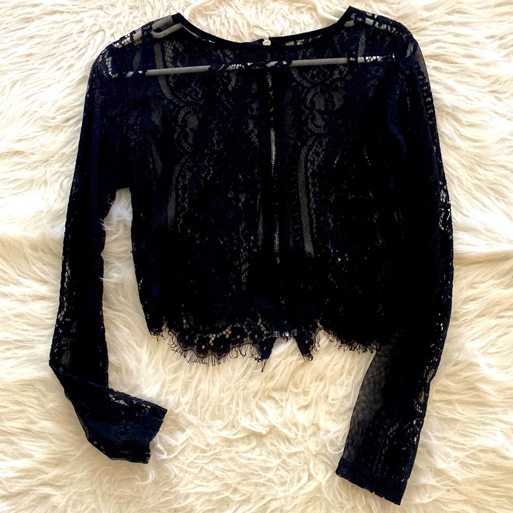 Beautiful lace crop top